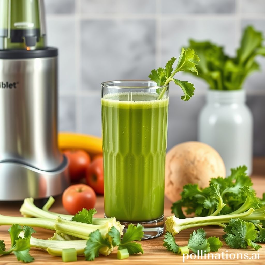 Enhanced Celery Juice: Flavorful Blends and Nutritional Superfoods